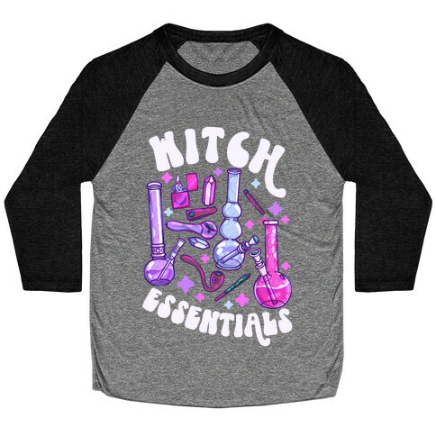 Weed Witch Essentials  Baseball Tee