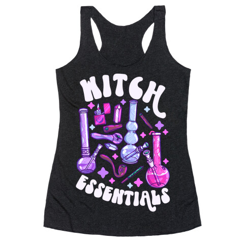 Weed Witch Essentials  Racerback Tank Top