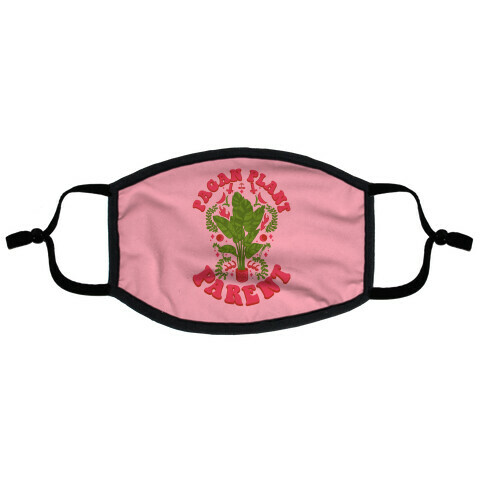 Pagan Plant Parent Flat Face Mask