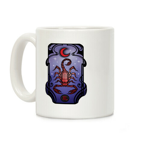 Scorpio Art Nouveau Coffee Mug
