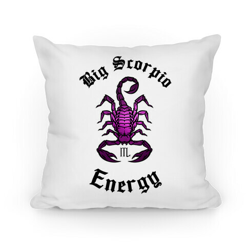 Big Scorpio Energy Pillow