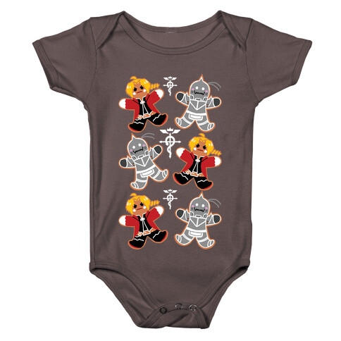 Fullmetal Alchemist Gingerbread Men Baby One-Piece