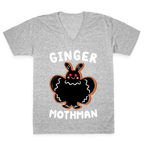 Ginger Mothman V-Neck Tee Shirt