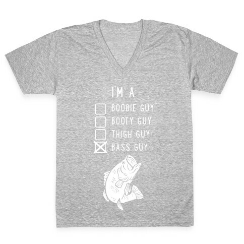 I'm a Bass Guy V-Neck Tee Shirt