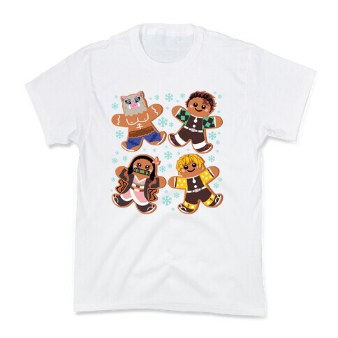 Demon Slayer Gingerbread Cookies Kids T-Shirt