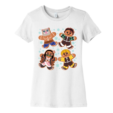 Demon Slayer Gingerbread Cookies Womens T-Shirt