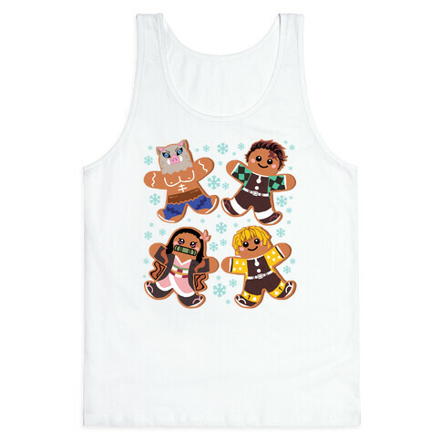 Demon Slayer Gingerbread Cookies Tank Top