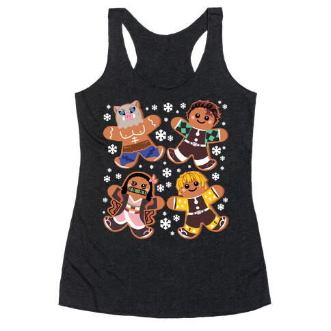 Demon Slayer Gingerbread Cookies Racerback Tank Top