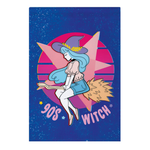 90's Witch Garden Flag