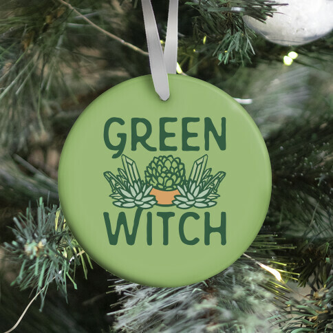 Green Witch Ornament