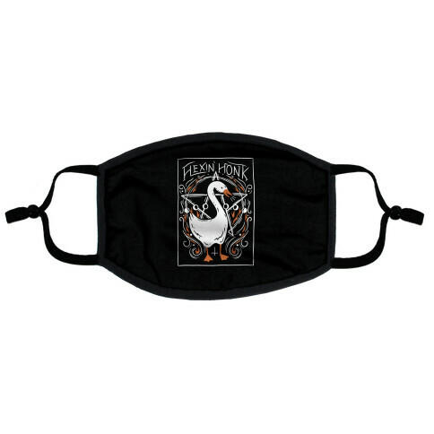 Hexin' Honk Goose Flat Face Mask