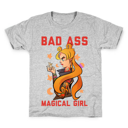 Bad Ass Magical Girl Kids T-Shirt