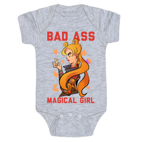 Bad Ass Magical Girl Baby One-Piece