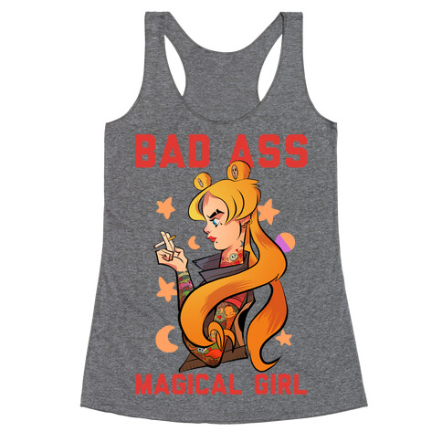 Bad Ass Magical Girl Racerback Tank Top