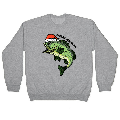 Merry Fishmas Bass Pullover