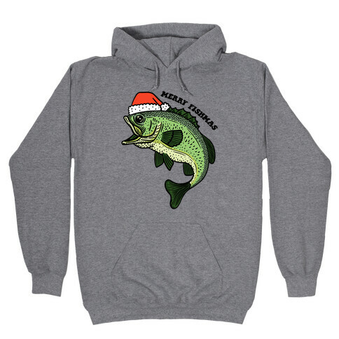 Merry Fishmas Bass Hooded Sweatshirt