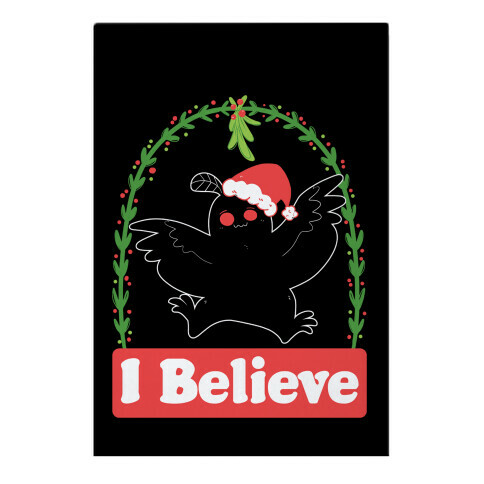 I Believe - Christmas Mothman  Garden Flag