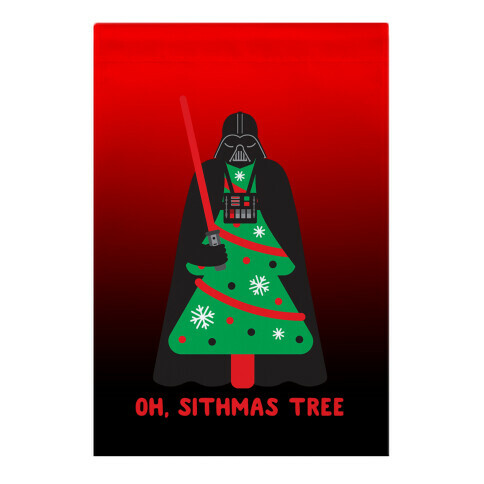 Oh, Sithmas Tree Garden Flag