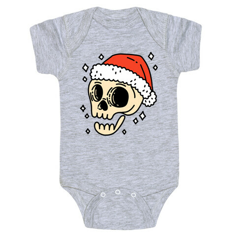 Santa Skull Baby One-Piece