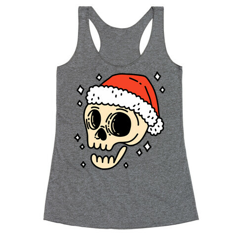 Santa Skull Racerback Tank Top