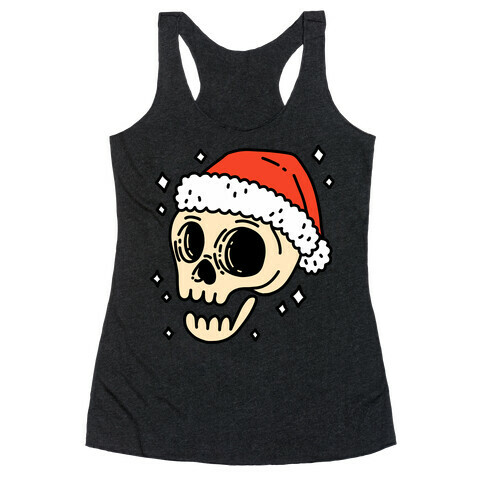 Santa Skull Racerback Tank Top