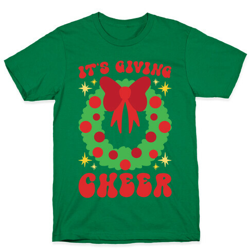 It's Giving Cheer Parody T-Shirt