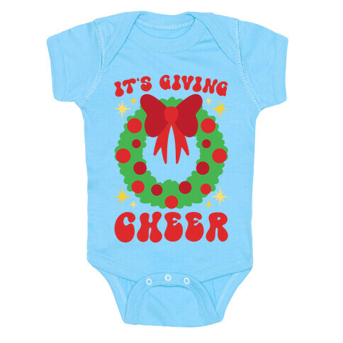 It's Giving Cheer Parody Baby One-Piece