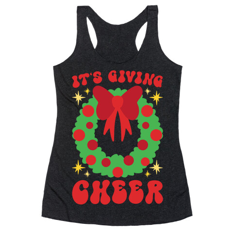 It's Giving Cheer Parody Racerback Tank Top