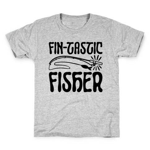 Fin-tastic Fisher Kids T-Shirt