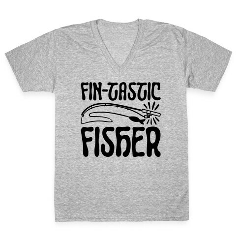 Fin-tastic Fisher V-Neck Tee Shirt