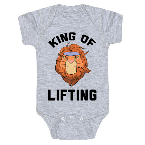 King Of Lifting Baby One-Piece