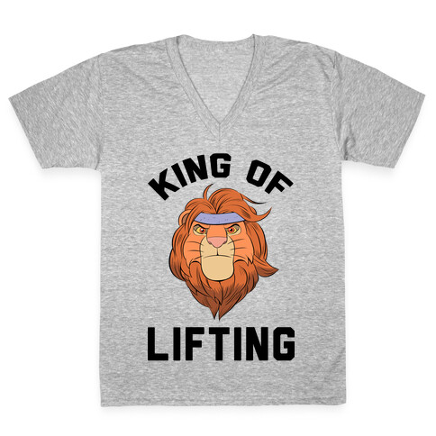 King Of Lifting V-Neck Tee Shirt