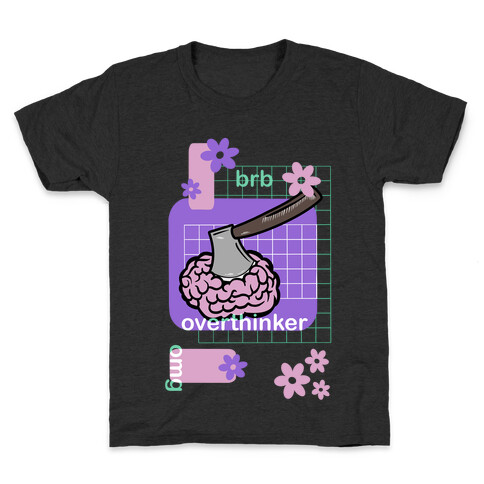 Overthinker Brain Kids T-Shirt