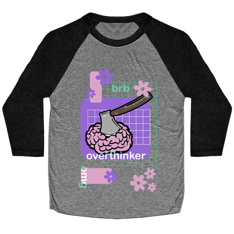 Overthinker Brain Baseball Tee