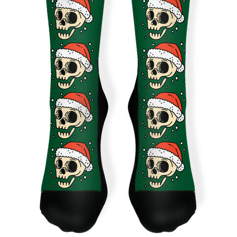 Santa Skull Sock