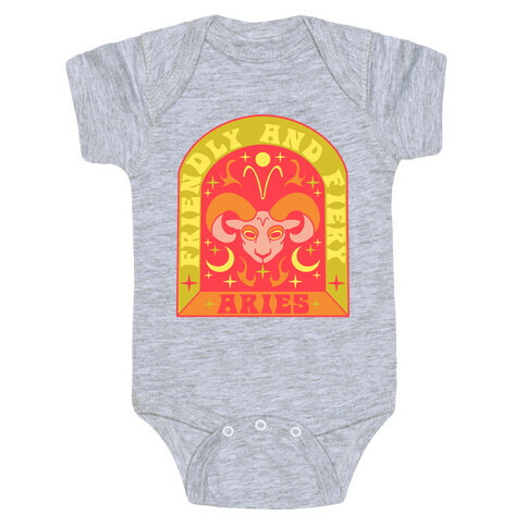 Friendly And Fiery Aries Baby One-Piece