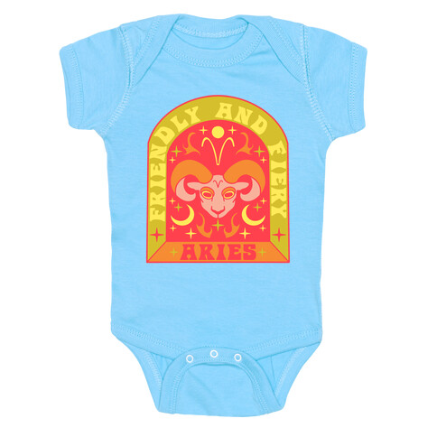 Friendly And Fiery Aries Baby One-Piece