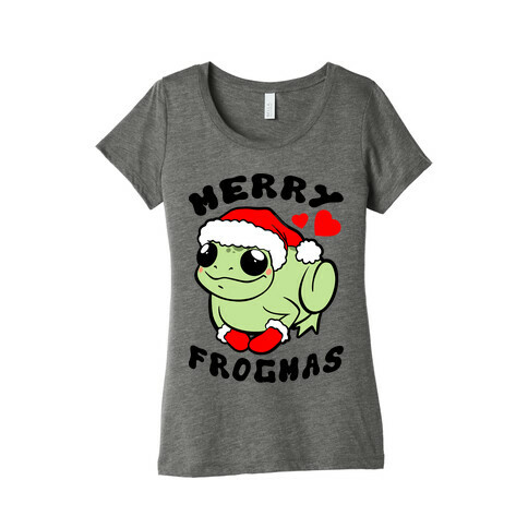 Merry Frogmas Womens T-Shirt