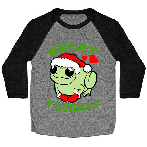 Merry Frogmas Baseball Tee