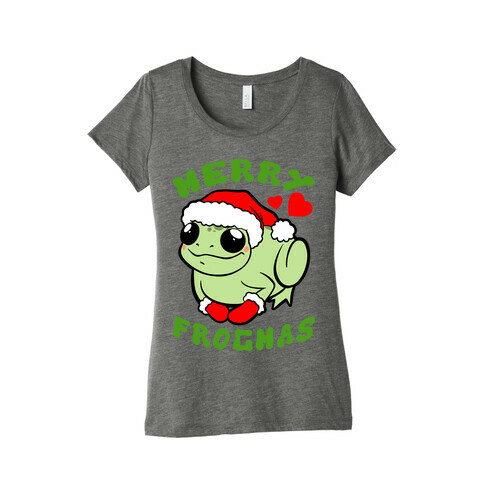 Merry Frogmas Womens T-Shirt