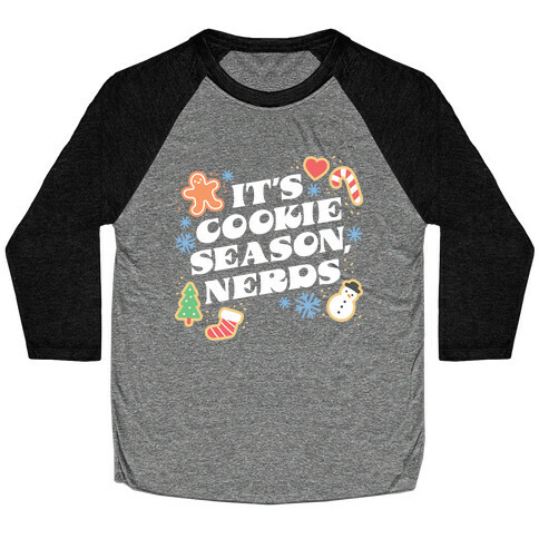 It's Cookie Season, Nerds Christmas Baseball Tee