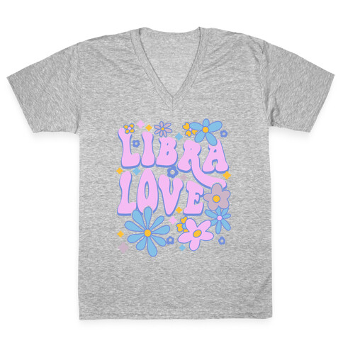 Libra Love V-Neck Tee Shirt