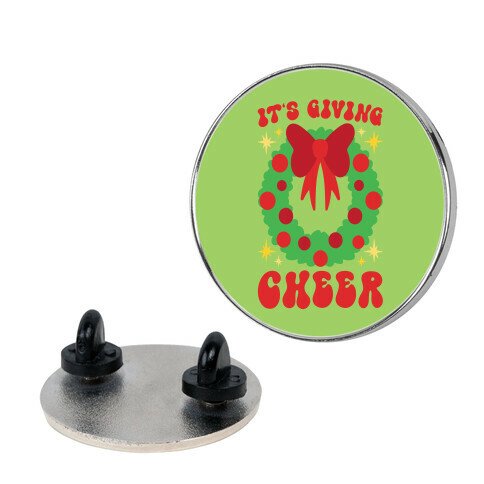 It's Giving Cheer Parody Pin