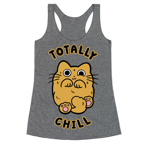 Totally Chill Cat Racerback Tank Top