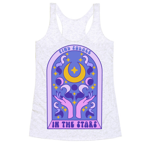 Find Solace In The Stars Racerback Tank Top