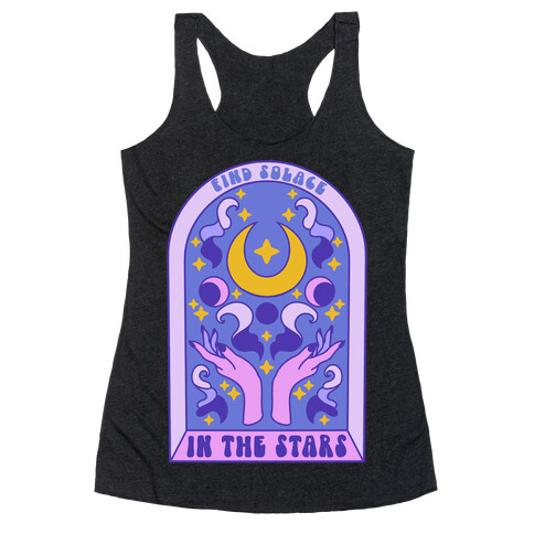 Find Solace In The Stars Racerback Tank Top