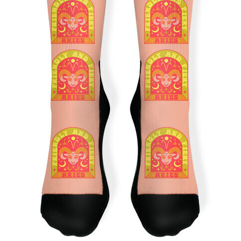 Friendly And Fiery Aries Sock