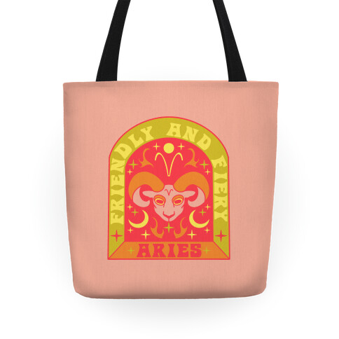 Friendly And Fiery Aries Tote
