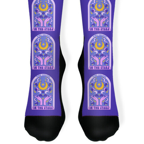 Find Solace In The Stars Sock