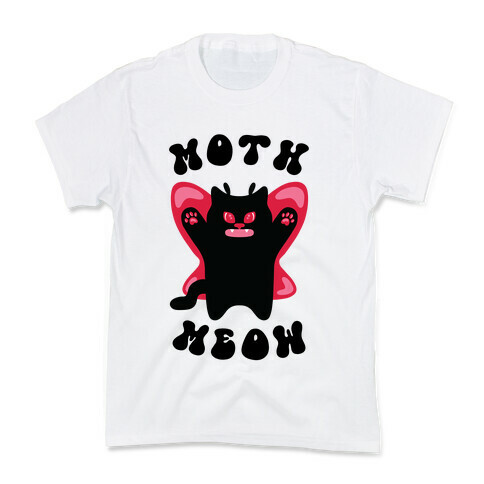 Moth Meow Kids T-Shirt